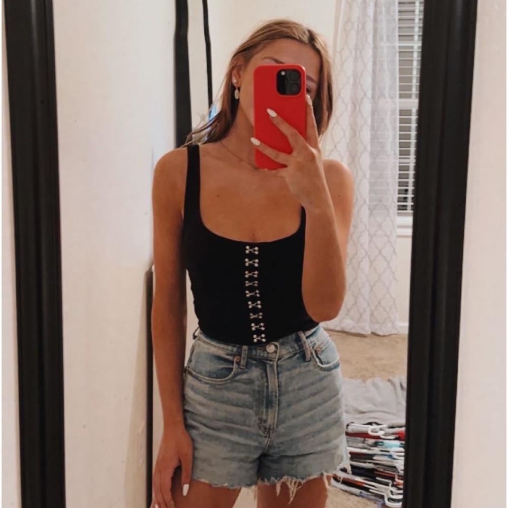 Forever 21 Black Crop top